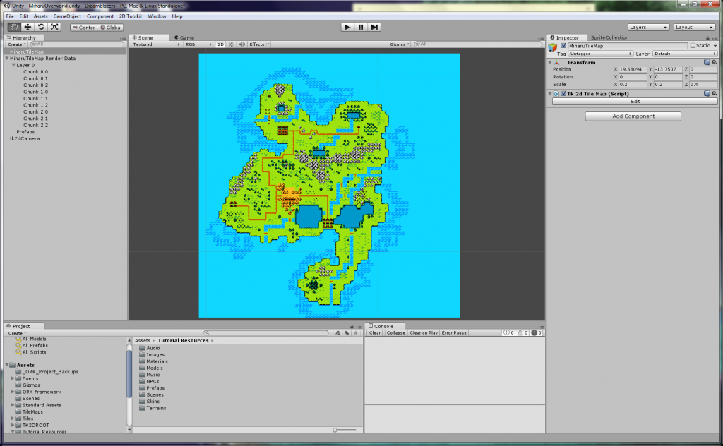 Miharu Continent in Unity